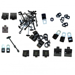 1965-66 Electrical Wire Clip Kit, 46 Pieces
